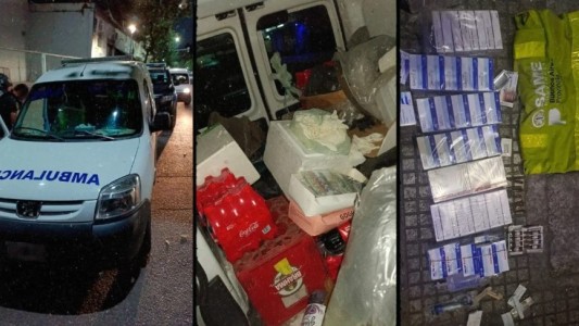 Constitución: descubrieron una falsa ambulancia en circulación