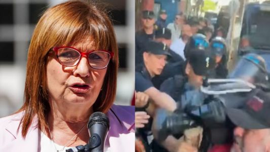"Ya no soy ministra de Seguridad", dijo Bullrich al ser consultada por la agresión al camarógrafo en Congreso