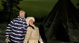 María Becerra y J Rei vivieron una aventura extrema en Finlandia y lo compartieron en redes