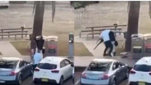 El héroe civil que redujo a uno de los atacantes de la masacre de Australia quedó grabado en un video