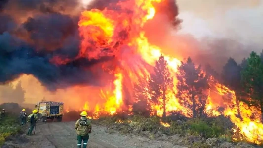 Chubut en alerta máxima: intenso operativo por incendios forestales