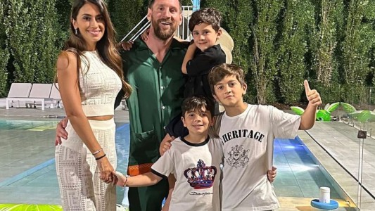 Operativo de alta seguridad para la llegada de Messi y su familia a Funes