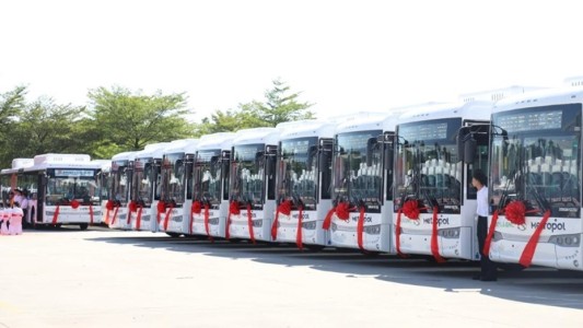 Transporte argentino suma 150 colectivos a GNC adquiridos en Xiamen, China
