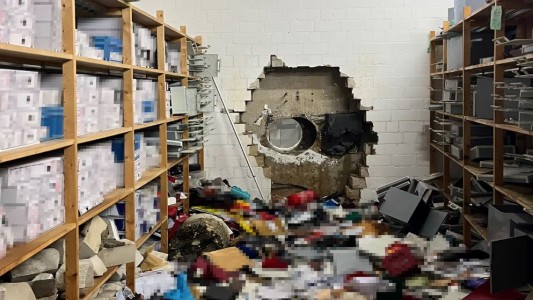 Millonario robo en Alemania: ladrones perforaron la bóveda de un banco y se llevaron 30 millones de euros