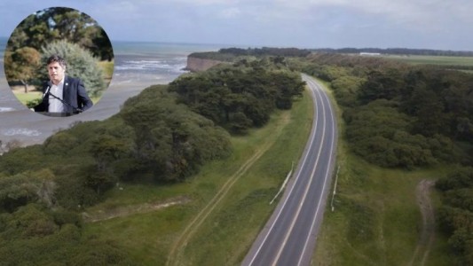 Kicillof anunció obras viales por 100 millones de dólares en rutas de la costa