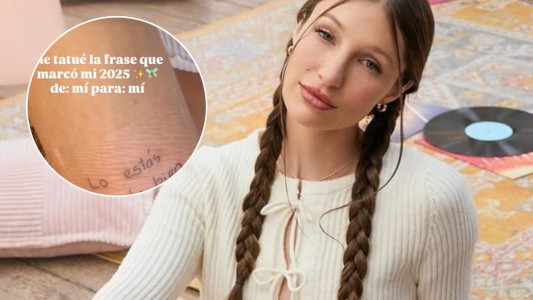 Yami Safdie se despidió del 2025 con un tatuaje íntimo y lleno de significado