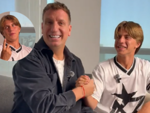 Maxi López y su hijo Valentino: el divertido "ping pong" de confesiones que se hizo viral