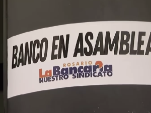 Cierre de sucursales del Banco Entre Ríos en Rosario: los bancarios reclaman por despidos