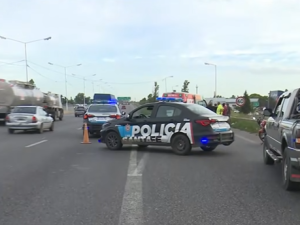 Un motociclista perdió el control en Circunvalación