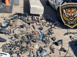 Desarticularon tres puntos de acopio y venta de piezas de motos robadas