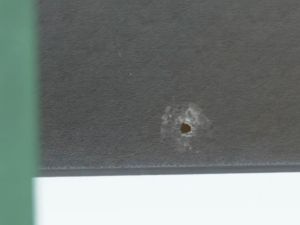 Balearon el frente de una vivienda en San Lorenzo