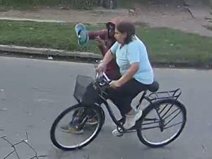 Dos ladrones interceptaron a una mujer en bicicleta y le robaron sus pertenencias