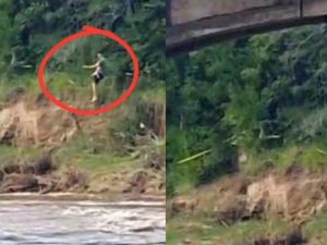 Frenaron una práctica de slackline sobre el río Carcarañá por falta de seguridad