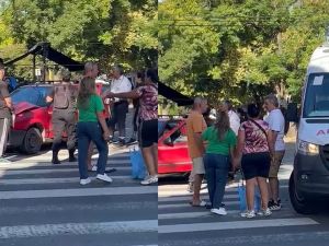 Siniestro vial en zona sur: dos autos y una bicicleta involucrados en un choque en San Martín y Centeno