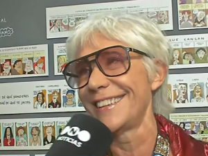 Maitena inauguró en Rosario "Las mujeres de mi vida", una muestra de 40 años de carrera que se puede ver gratis hasta el 20 de julio