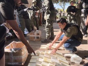 Golpe al narcotráfico: quemaron 1.700 kilos de droga