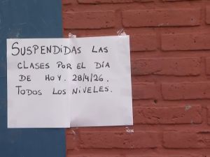 Operativo policial por un mensaje intimidatorio en la Escuela Atahualpa Yupanqui