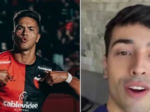 Ignacio Lagos, figura de Colón de Santa Fe, presentó a su novio y emocionó al fútbol argentino