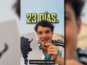 Misión 23: un joven recorre la Argentina en 23 días con un fin solidario