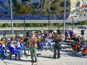 Coti grabó un nuevo episodio de “Rosario se hace canción” junto a jóvenes músicos