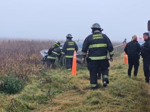 Fatal siniestro vial entre un camión y un auto en medio de la niebla