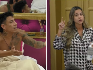 “Sos falso y hablás a mis espaldas”: la fuerte pelea entre Cinzia y Brian en la casa de Gran Hermano Generación Dorada