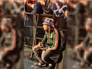 Pablo Grillo registró la despedida de los fanáticos en el velatorio del Indio Solari