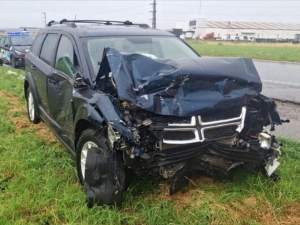 Fuerte colisión en la autopista Rosario-Buenos Aires causa tres lesionados