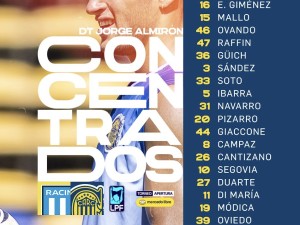 Central confirmó la lista de concentrados para enfrentar a Racing con la inclusión de un juvenil