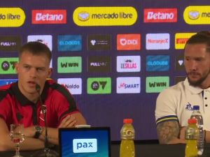 Regiardo y Ledesma en conferencia: así se vive la previa del clásico rosarino