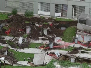 Derrumbe en Parque Patricios: evacuaron a 300 familias por riesgo estructural