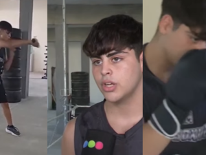 Benjamín Ceballos, el joven boxeador de Timbúes que viajará a México para una prueba con el equipo de Canelo Álvarez