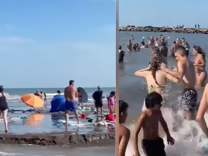 Ola gigante sorprendió en la Costa Atlántica: un muerto y 35 heridos en Santa Clara del Mar y Mar del Plata