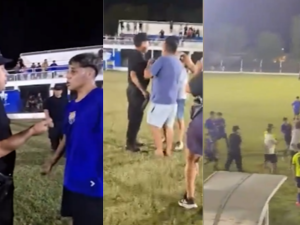 San Genaro: batalla campal en un partido de juveniles