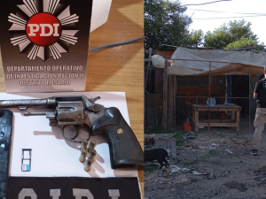 Villa Gobernador Gálvez: detienen a un hombre por tenencia ilegal de un revólver calibre .38