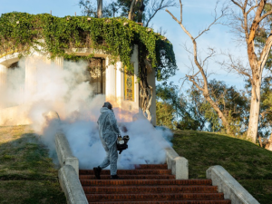 El municipio refuerza la fumigación en parques y plazas para controlar mosquitos
