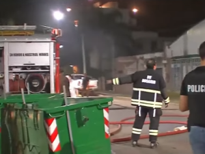 Importante incendio en un galpón de zona oeste