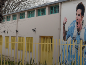 Vandalismo en la escuela donde estudió Messi