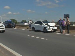 Choque en cadena en el Viaducto “Che Guevara”: demoras en el ingreso a Rosario