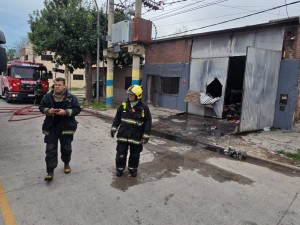 Importante incendio en un galpón: es el segundo siniestro que sufre en menos de 24 horas