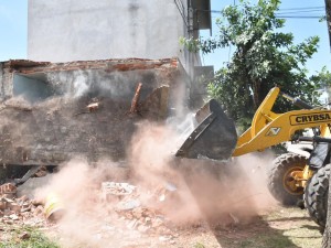 Venado Tuerto: la Provincia derrumbó el búnker número 100 desde la implementación de la Ley de Microtráfico