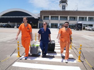 El Aeropuerto Internacional de Rosario volvió a funcionar con un vuelo sanitario clave para un operativo de donación de órganos