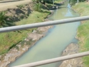 Agua blanca y olor nauseabundo: crece la preocupación por posible contaminación en el arroyo Ludueña