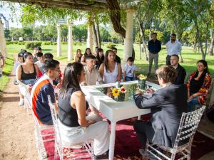 El Parque Alem fue escenario de diez bodas civiles bajo el programa “Casate con tu ciudad como testigo”