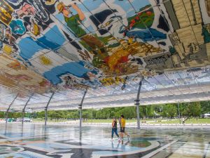 El mural de El Aura ya está protegido y abierto al público