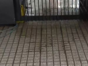 Ataque incendiario: prendieron fuego la entrada de un edificio