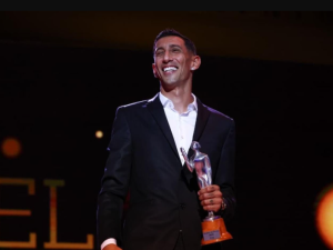 Ángel Di María ganó el Olimpia de Plata como mejor futbolista