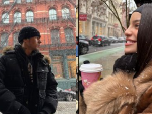 Amor en la Gran Manzana: las postales de las románticas vacaciones de Emilia Mernes y Duki en Nueva York