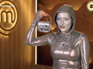De pies a cabeza: La Reini celebró sus medallas de plata con un impactante body paint en MasterChef Celebrity Argentina