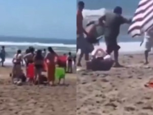 Una decena de comerciantes se enfrentó a golpes en Mar Azul durante la temporada de verano